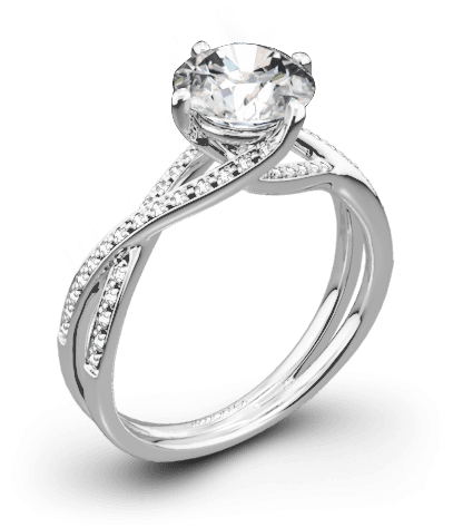 toppng.com mr1394 fabled diamond engagement ring solitaire diamond ring diamond band 1 carat 407x473 1